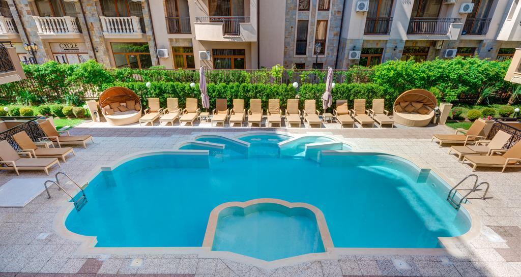 Dawn Park Deluxe Aparthotel Sunny Beach Exterior foto